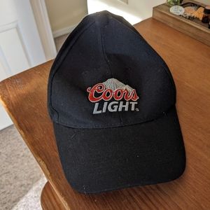 Black Coors snapback hat